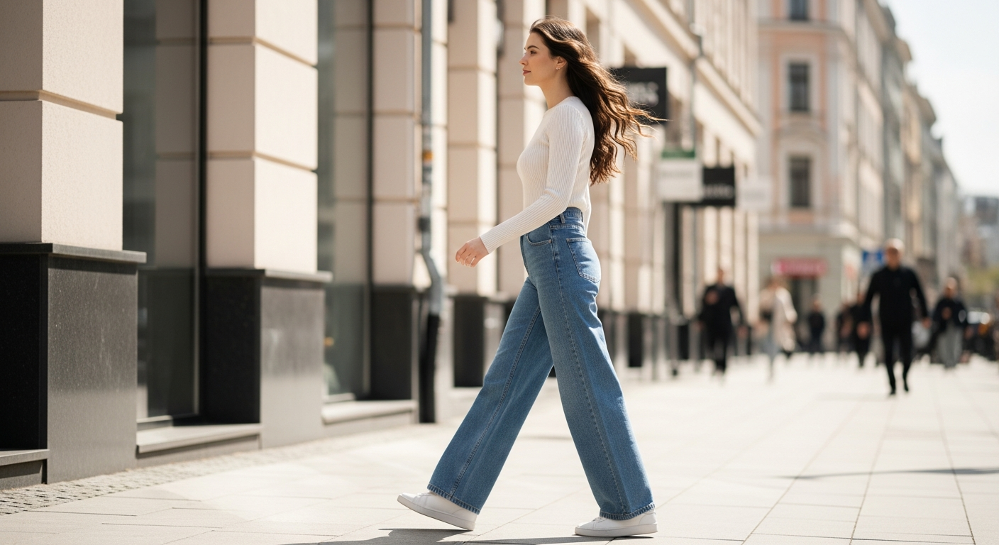 Spodnie wide leg – co to znaczy i dla kogo pasują?